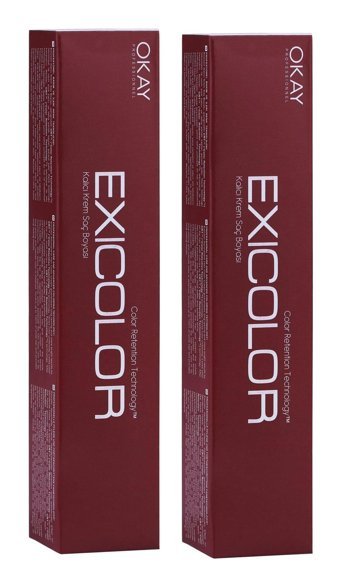 Exicolor 0.44 Yoğun Bakır Krem Saç Boyası 2x60 ml