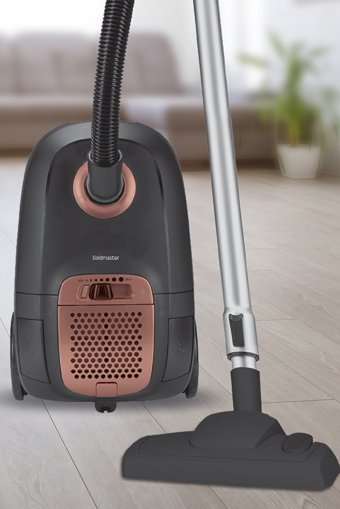 Goldmaster Zen 4 1400 W Yatay Hepa Filtreli Toz Torbalı Süpürge Gold - Siyah