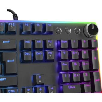 Rampage RMK-X2 Türkçe Q RGB Blue Switch Kablolu Siyah Mekanik Gaming Klavye