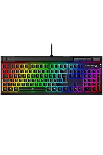 Hyperx Elite 2 İngilizce Q RGB Red Switch Kablolu Siyah Mekanik Gaming Klavye