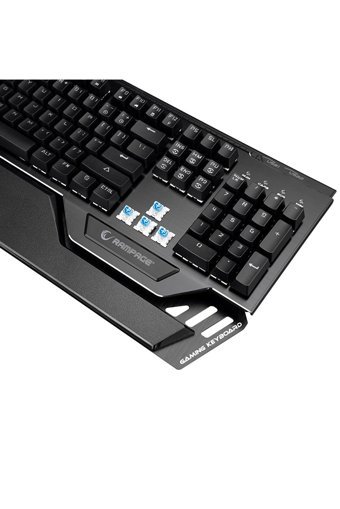 Rampage KB-RX92 Türkçe Q RGB Blue Switch Kablolu Siyah Mekanik Gaming Klavye