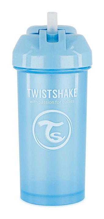 Twistshake Pipetli Kulpsuz 6+ Ay 360 ml Alıştırma Bardağı Mavi