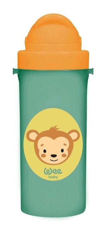 Wee Baby Friends Pipetli Kulpsuz 6+ Ay 300 ml Alıştırma Bardağı Yeşil