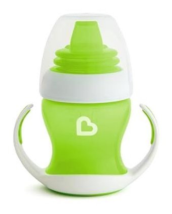 Munchkin Pipetli Akıtmaz Kulplu 4+ Ay 118 ml Alıştırma Bardağı Yeşil