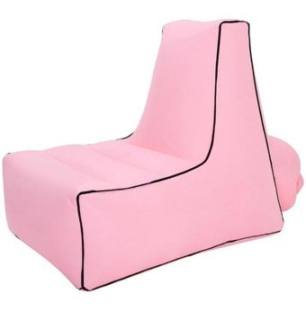 Cbtxglobal Bp1082 Katlanır Kamp 70x65x60 cm Tek Kişilik Şişme Yatak Pembe