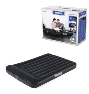 Bestway Katlanır Ev Tipi 191x137x30 cm Çift Kişilik Şişme Yatak Lacivert