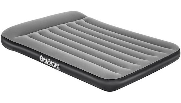 Bestway Katlanır Elektrikli Kamp Çift Kişilik Şişme Yatak Gri
