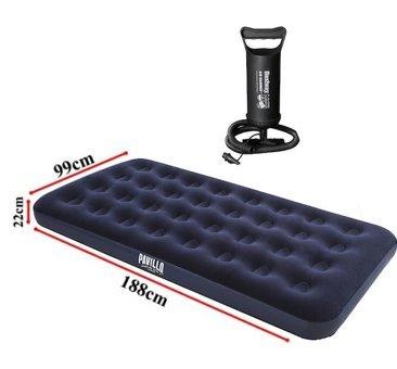 Bestway Bw119 Katlanır Kamp Tek Kişilik Şişme Yatak Lacivert