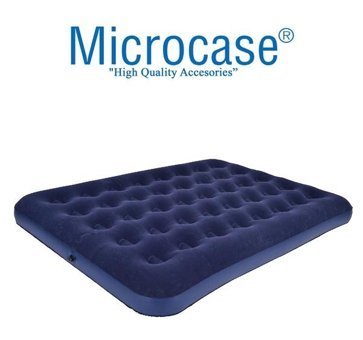 Microcase al3891 Katlanır Kamp Çift Kişilik Şişme Yatak Lacivert