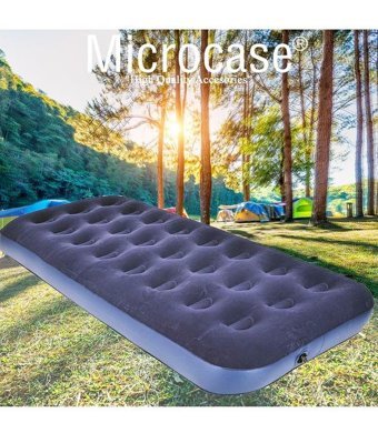 Microcase al3890 Katlanır Kamp Tek Kişilik Şişme Yatak Lacivert