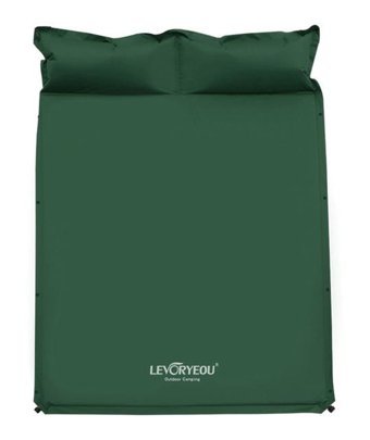 Levoryeou QD-8718 Katlanır Kamp Çift Kişilik Şişme Yatak Yeşil