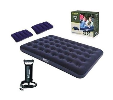 Bestway Pavillo 67002 Katlanır Ev Tipi Çift Kişilik Şişme Yatak Lacivert