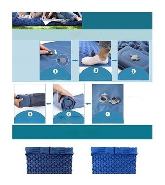 Bba Katlanır Kamp Çift Kişilik Şişme Yatak Yeşil