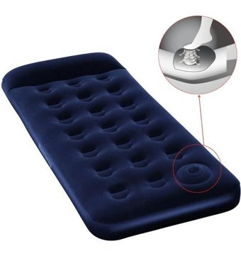 Bestway 67223 Katlanır Ev Tipi 185x76x28 cm Tek Kişilik Şişme Yatak Mavi