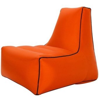 Cbtxglobal Bp1082 Katlanır Kamp 70x65x60 cm Tek Kişilik Şişme Yatak Turuncu