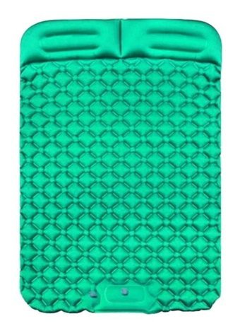 Cbtxglobal Katlanır Kamp Otomatik 195x119x16 cm Çift Kişilik Şişme Yatak Koyu Yeşil