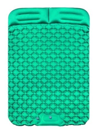 Cbtxglobal Katlanır Kamp Otomatik 195x119x16 cm Çift Kişilik Şişme Yatak Koyu Yeşil