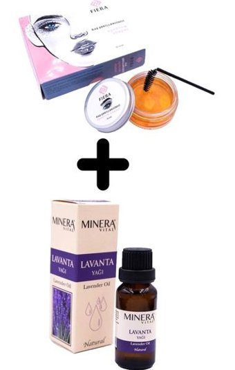 Fiera Şeffaf Wax Kaş Sabitleyici 20 ml + Naturel Lavanta Yağı 20 ml