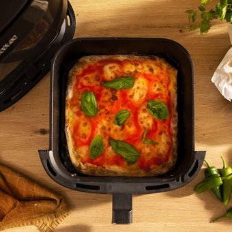 Cecotec CecoFry 7600 Airfryer 7.6 lt Tek Hazneli Led Ekranlı Sıcak Hava Fritözü Siyah