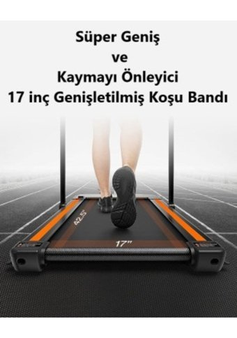 Urevo 12 Programlı 120 kg Kapasiteli Motorlu Katlanabilir Koşu ve Yürüyüş Bandı Siyah