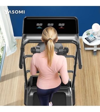 Yasomi İ7 Xl 150 kg Kapasiteli Motorlu Katlanabilir Koşu Bandı Siyah