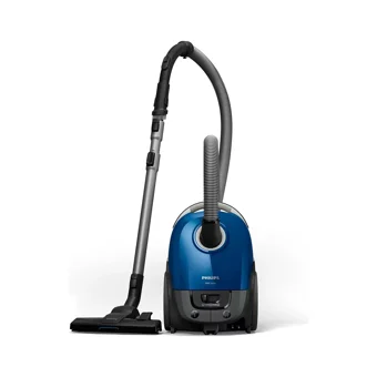 Philips Essential Compact Series 900 W Yatay Hepa Filtreli Toz Torbalı Süpürge Mavi