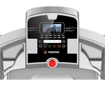 Hattrick Inova 12 Programlı 120 kg Kapasiteli Motorlu Koşu Bandı Gümüş - Siyah