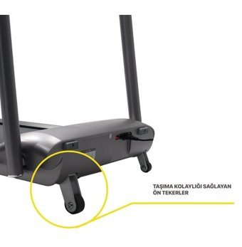 Rebuwo RZ-12 Smart 100 kg Kapasiteli Motorlu Koşu Bandı Siyah