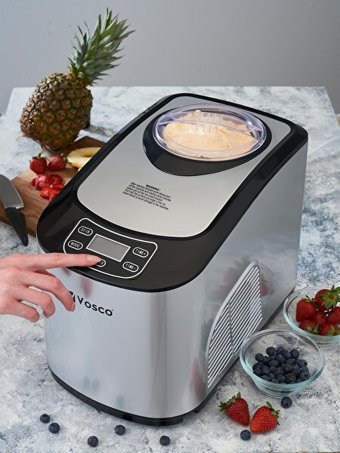 Vosco Icm-15A Tam Otomatik Kompresör Soğutmalı Dondurma Makinesi