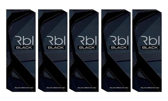 Rebul Black EDT Odunsu Erkek Parfüm 5x20 ml