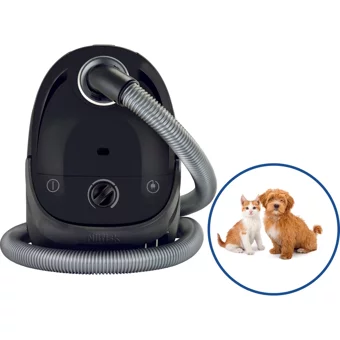 Nilfisk One Pet Care Eu 750 W Yatay Hepa Filtreli Turbo Başlıklı Toz Torbalı Süpürge Siyah