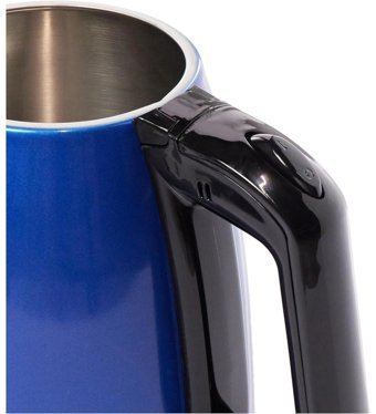 Sinbo STM 5838 Otomatik Çelik Demlikli 1600 W Işıklı Çelik Gövdeli Lacivert Retro Çay Makinesi