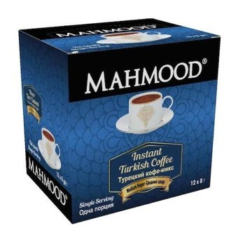 Mahmood Coffee Sade Orta Kavrulmuş Türk Kahvesi 12x8 gr