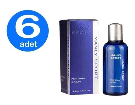 Manly Sport EDC Erkek Parfüm 6x125 ml