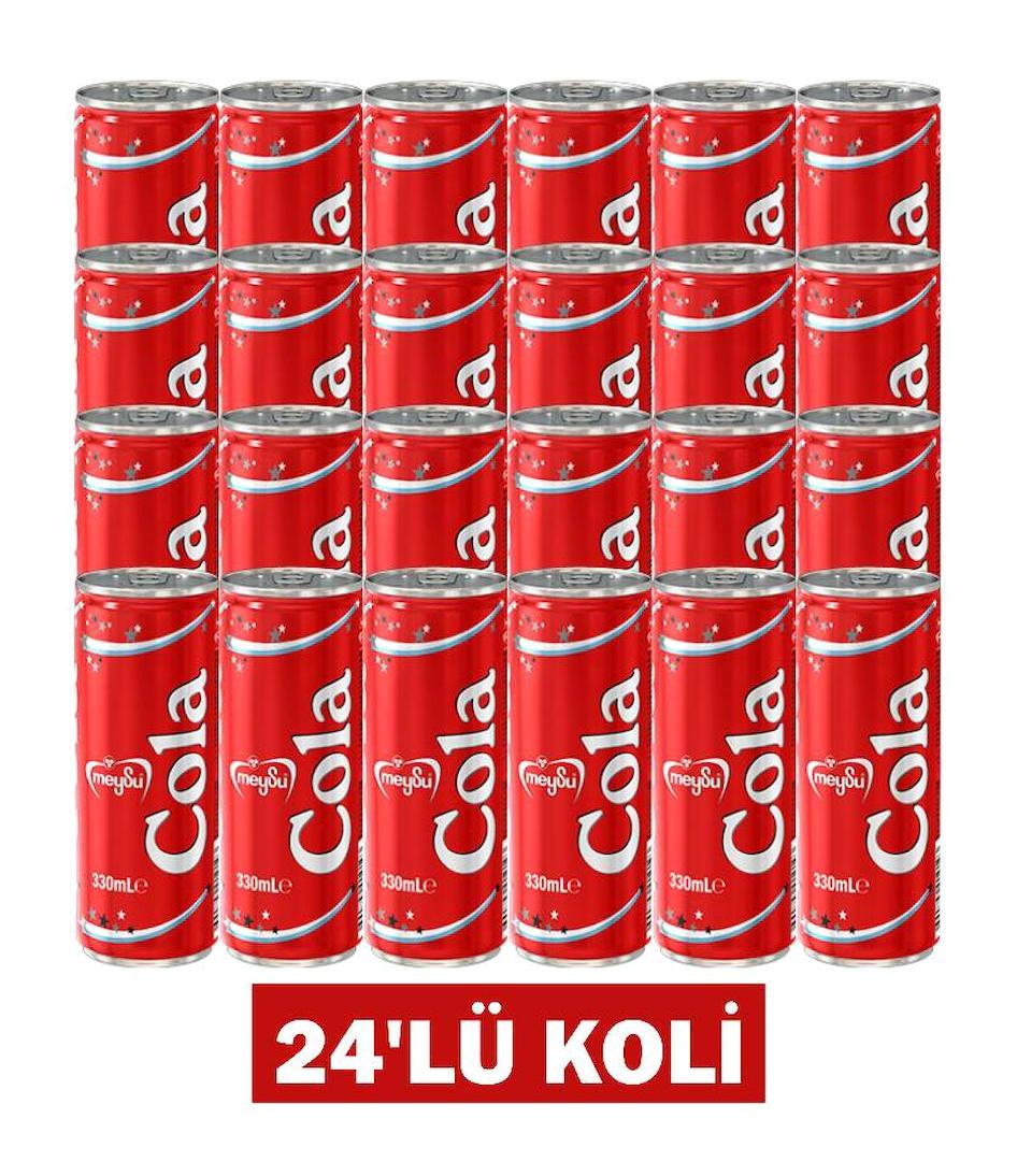 Meysu Standart Kutu Kola 330 ml 24 Adet