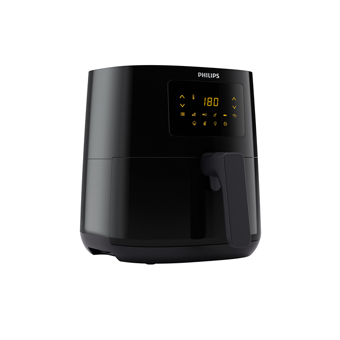 Philips Kitchen Appliances HD9252/91 Airfryer 4.1 lt Tek Hazneli Izgara Yapan Led Ekranlı Yağsız Sıcak Hava Fritözü Siyah