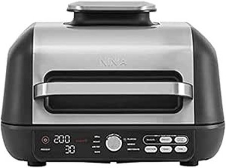 Ninja Foodi Max Pro Ag651Eu Airfryer 3.78 lt Tek Hazneli Izgara Yapan Sıcak Hava Fritözü Gri