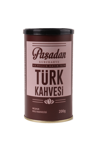 Paşadan Sade Orta Kavrulmuş Türk Kahvesi 200 gr
