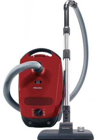 Miele Classic C1 Junior Powerline 890 W Yatay Toz Torbalı Süpürge Kırmızı