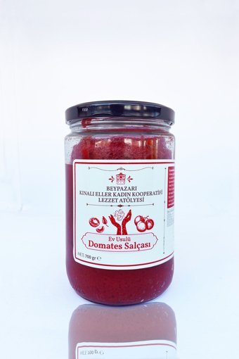 Kınalı Eller Kadın Kooperatifi Ev Yapımı Organik Domates Salçası 700 gr