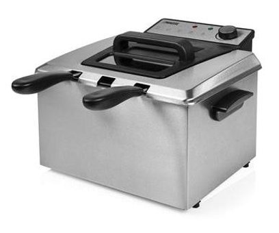 Princess 185000 5 lt Tek Hazneli Yağlı Fritöz Gümüş