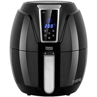 Teesa TSA8046 Airfryer 3.2 lt Tek Hazneli Led Ekranlı Sıcak Hava Fritözü Siyah