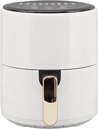 Weikeya Airfryer 6 lt Tek Hazneli Izgara Yapan Yağsız Sıcak Hava Fritözü Beyaz