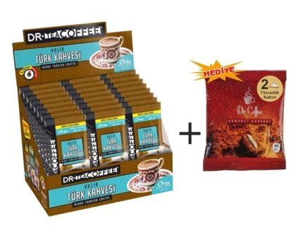 Dr. Tea Coffee Sade Orta Kavrulmuş Türk Kahvesi 24x9 gr