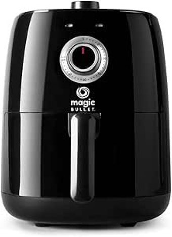Magic Bullet Mba50100 Airfryer 5 lt Tek Hazneli Izgara Yapan Yağsız Sıcak Hava Fritözü Siyah