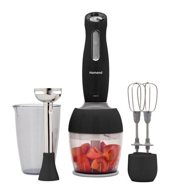 Homend Handmaid 1908H Blender Seti Gri-Siyah