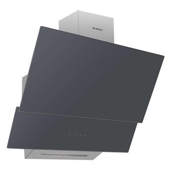 Kumtel DA6-835 140 W 650 m3/h 60 cm Cam Bacalı Duvar Tipi Damlumbaz Antrasit
