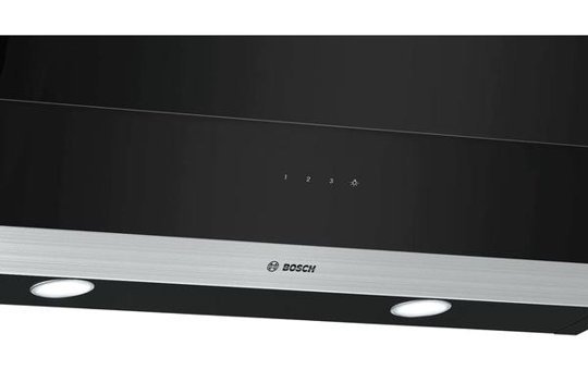 Bosch DWK095G60T 210 W 600 m3/h 896 mm Cam Bacalı Duvar Tipi Damlumbaz Siyah