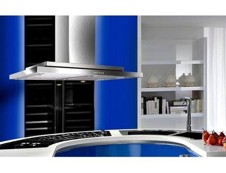 Kügerr İnox DIS40 983 m3/h 90 cm Paslanmaz Çelik Bacalı Tavan Tipi Damlumbaz İnox