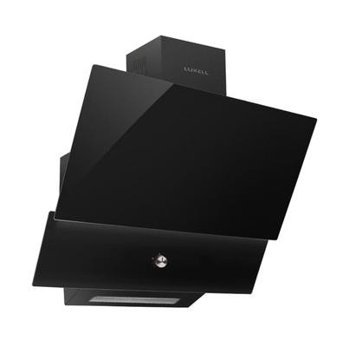 Luxell DA88 140 W 650 m3/h Cam Bacalı Duvar Tipi Damlumbaz Siyah